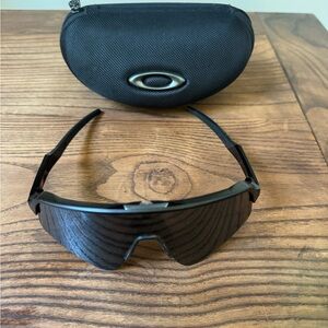 Oakley Glossy Black Performance Sunglasses